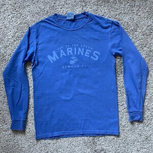 - Comfort Colors - Blue Marines Long-Sleeve Shirt